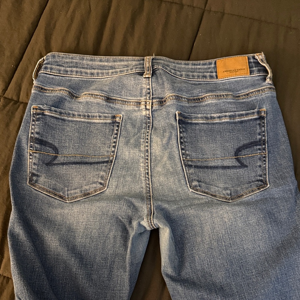 American Eagle Outfitters Light Blue High-Rise Women's Jeans